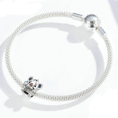 silver baby koala charm