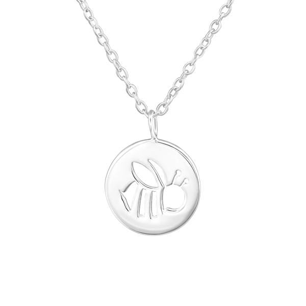 Silver Bee Necklace