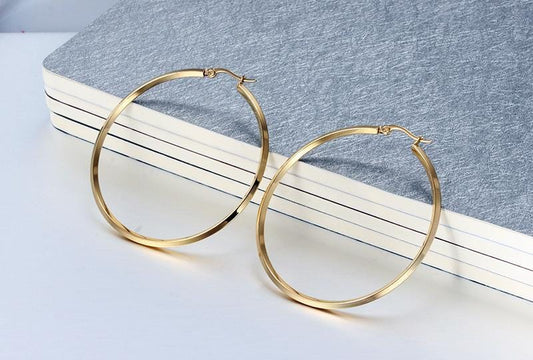 Stainless Steel Round Earring