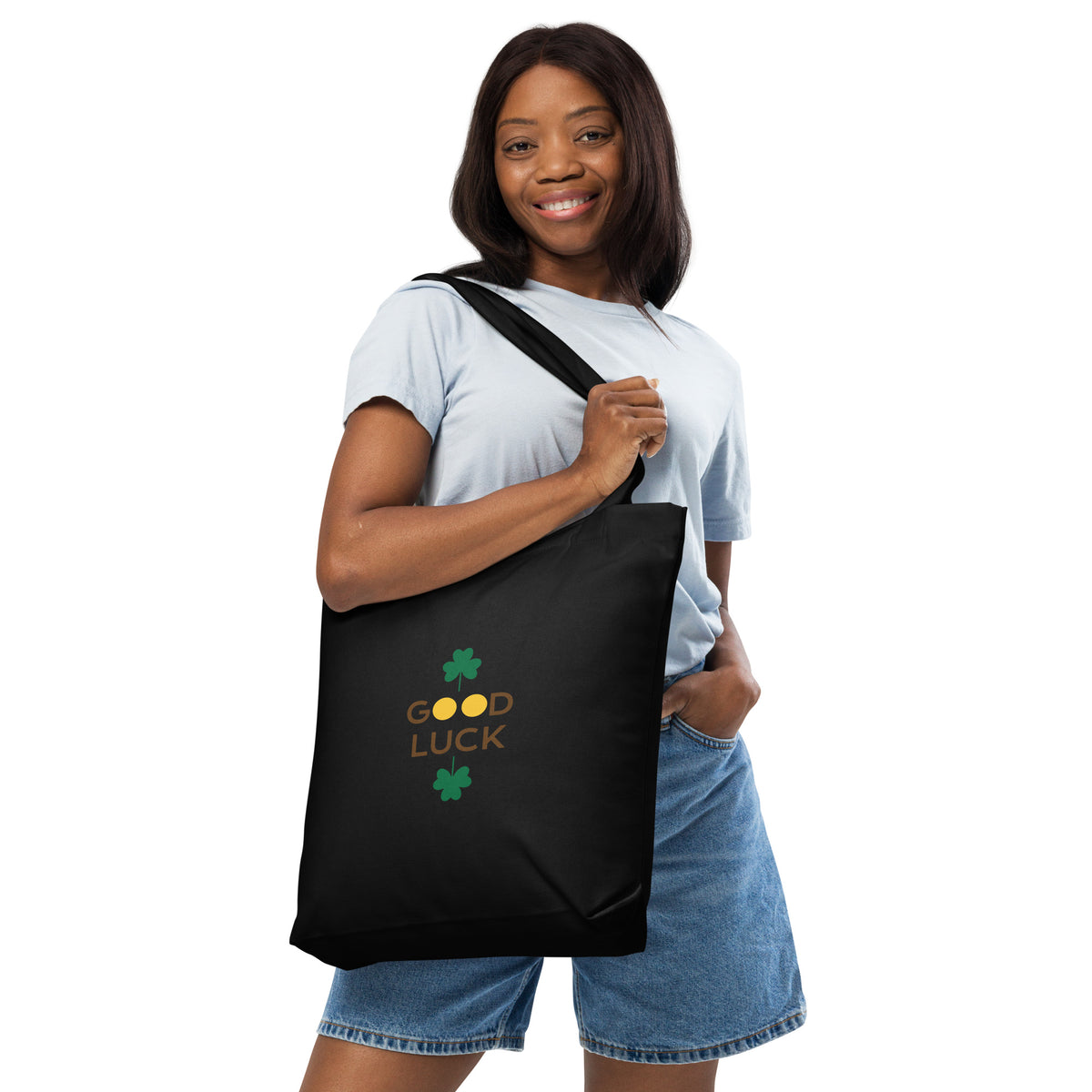 Good Luck Cotton tote bag