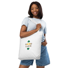 Good Luck Cotton tote bag