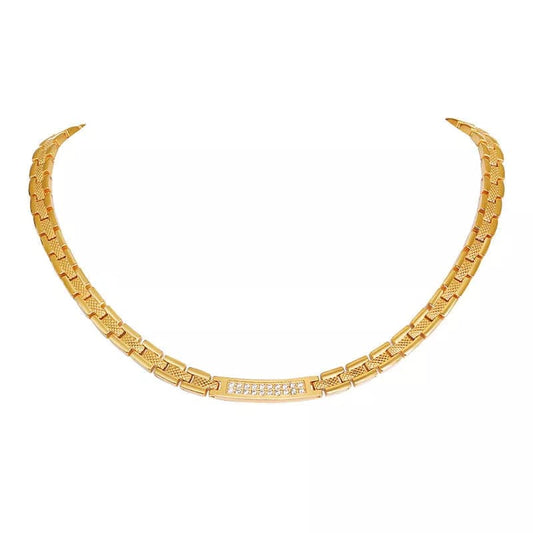 Genuine Titanium Gold Necklace