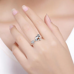 Sterling Silver Koala Ring