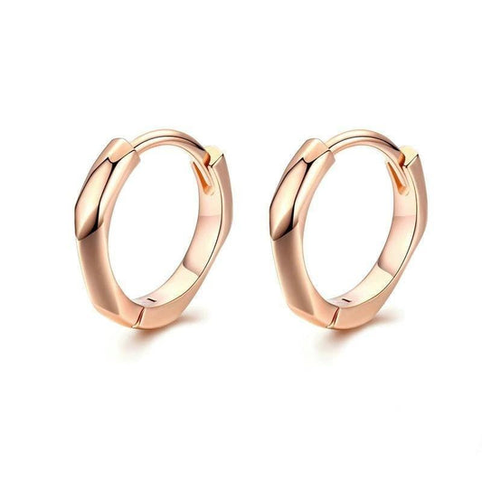 Rose Gold Hoop Earrings