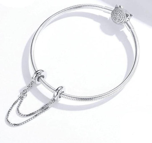 Sterling Silver Chain Charm