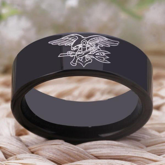 Military Tungsten Ring