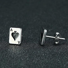 Poker Earrings