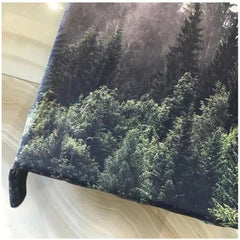 Foggy Forest Landscape Wall Hanging