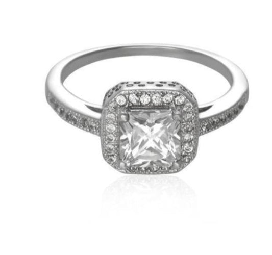 Princess Vintage Cut Ring