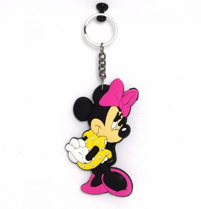 MICKIE AND MINNIE MOUSE PVC CARTOON KEYCHAIN