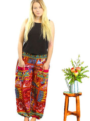 Printed Harem Pants -    6 Assorted Pieces