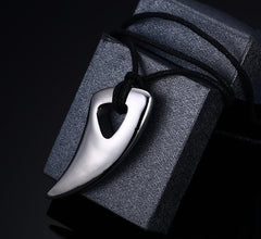 Stainless Steel  Men's  Bullhorn Necklaces