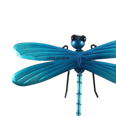 Metal Dragonfly Fairy Wall Art