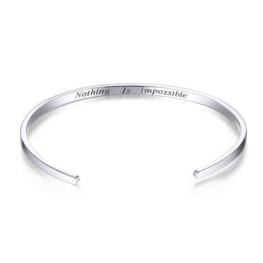 Nothing is impossible - Bangle Bracelet