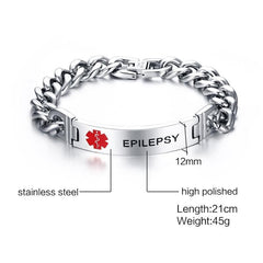Stainless Steel Medical Alert Bracelets