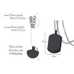 Mens Cremation Urn Pendant Necklace