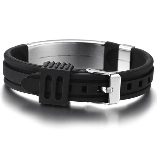 Custom Engraved Men & Women's  Medical Alert Bracelet