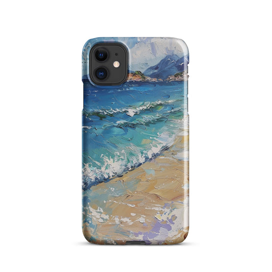 Beach Painting Snap case for iPhone