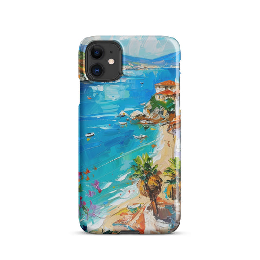 Mediterranean Beach Snap case for iPhone