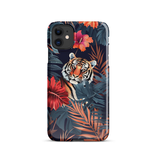 Jungle Tiger Snap case for iPhone