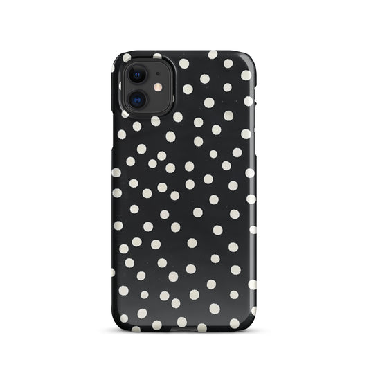 white Sprinkle Snap case for iPhone