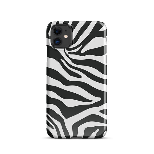 Zebra Skin Snap case for iPhone