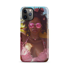 Black Girl Fashionista Snap case for iPhone