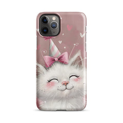 Cute Cat Snap case for iPhone