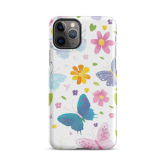 Cute Buterflies Snap case for iPhone