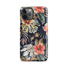 Tropical Floral Snap case for iPhone