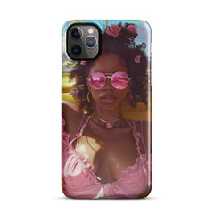Black Girl Fashionista Snap case for iPhone