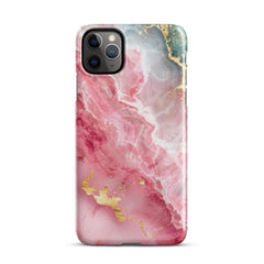 Pink Marble Snap case for iPhone