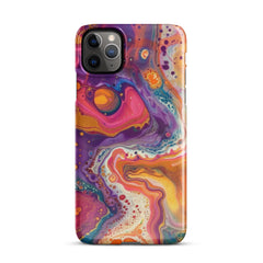 Rainbow Swirling Snap case for iPhone