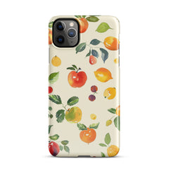 watercolor Fruits Snap case for iPhone