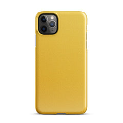Yellow Snap case for iPhone