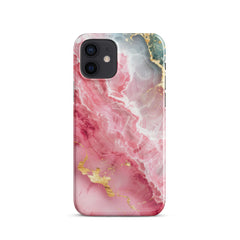 Pink Marble Snap case for iPhone