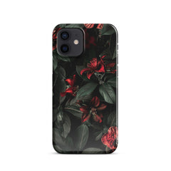 Dark Floral Snap case for iPhone