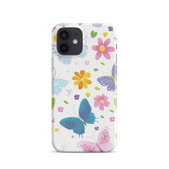 Cute Buterflies Snap case for iPhone