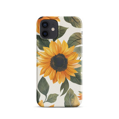 Sunflower Snap case for iPhone