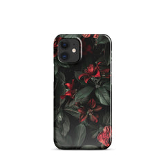 Dark Floral Snap case for iPhone
