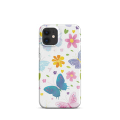 Cute Buterflies Snap case for iPhone