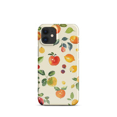 watercolor Fruits Snap case for iPhone