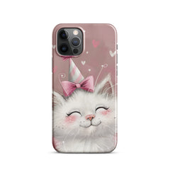 Cute Cat Snap case for iPhone