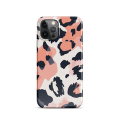 Leopard Pink Snap case for iPhone