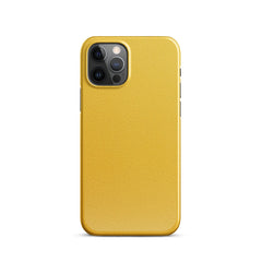 Yellow Snap case for iPhone