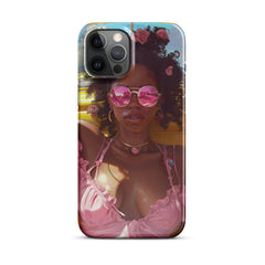 Black Girl Fashionista Snap case for iPhone