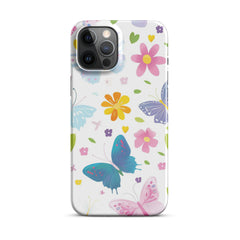 Cute Buterflies Snap case for iPhone