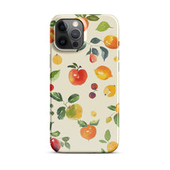 watercolor Fruits Snap case for iPhone