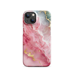 Pink Marble Snap case for iPhone