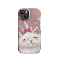 Cute Cat Snap case for iPhone